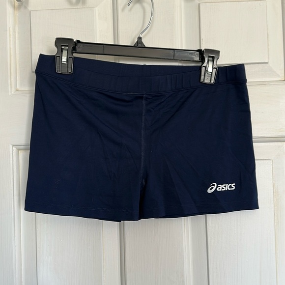ASICS Navy Spandex Volleyball short size XL - Picture 1 of 3